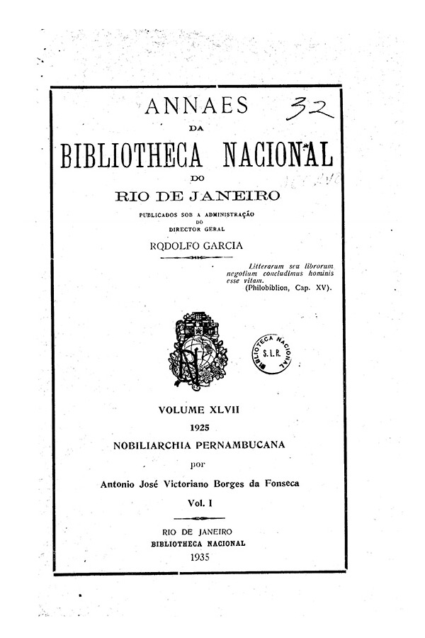 ebook nobiliarchia pernambucana volume